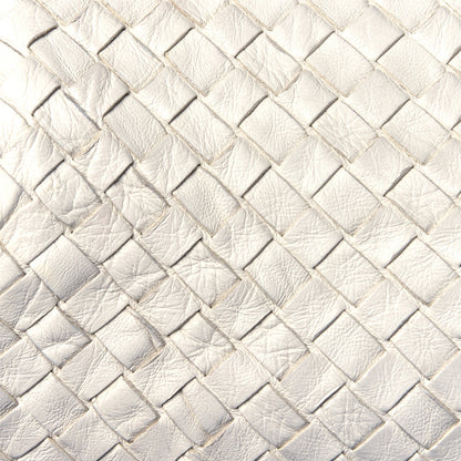 Bottega Veneta Nappa Intrecciato Shoulder Bag White 5 of 7
