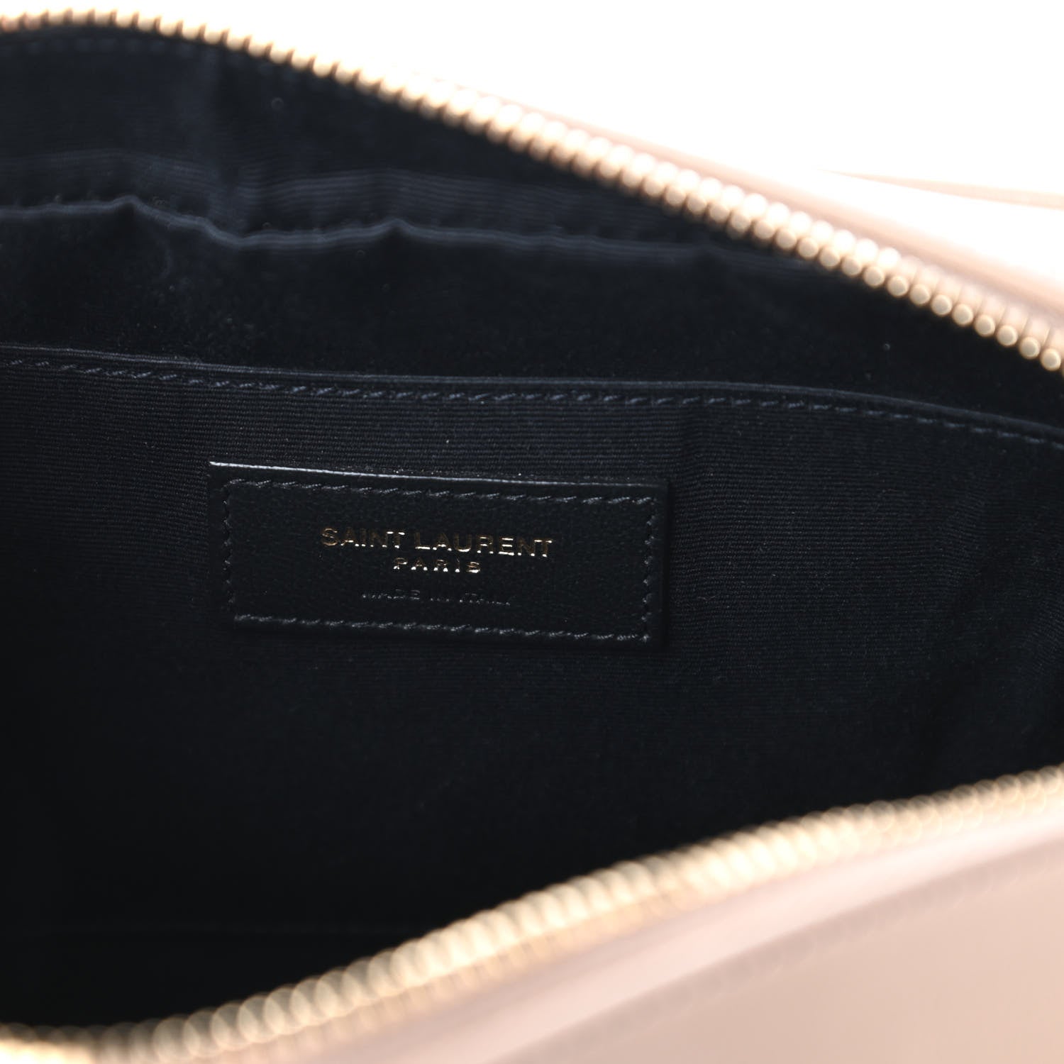 Saint Laurent Calfskin Matelasse Monogram Lou Camera Bag Dark Latte 8 of 10