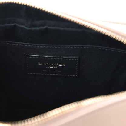 Saint Laurent Calfskin Matelasse Monogram Lou Camera Bag Dark Latte 8 of 10
