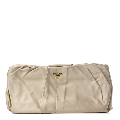Prada Satin Clutch Sabbia 1 of 6