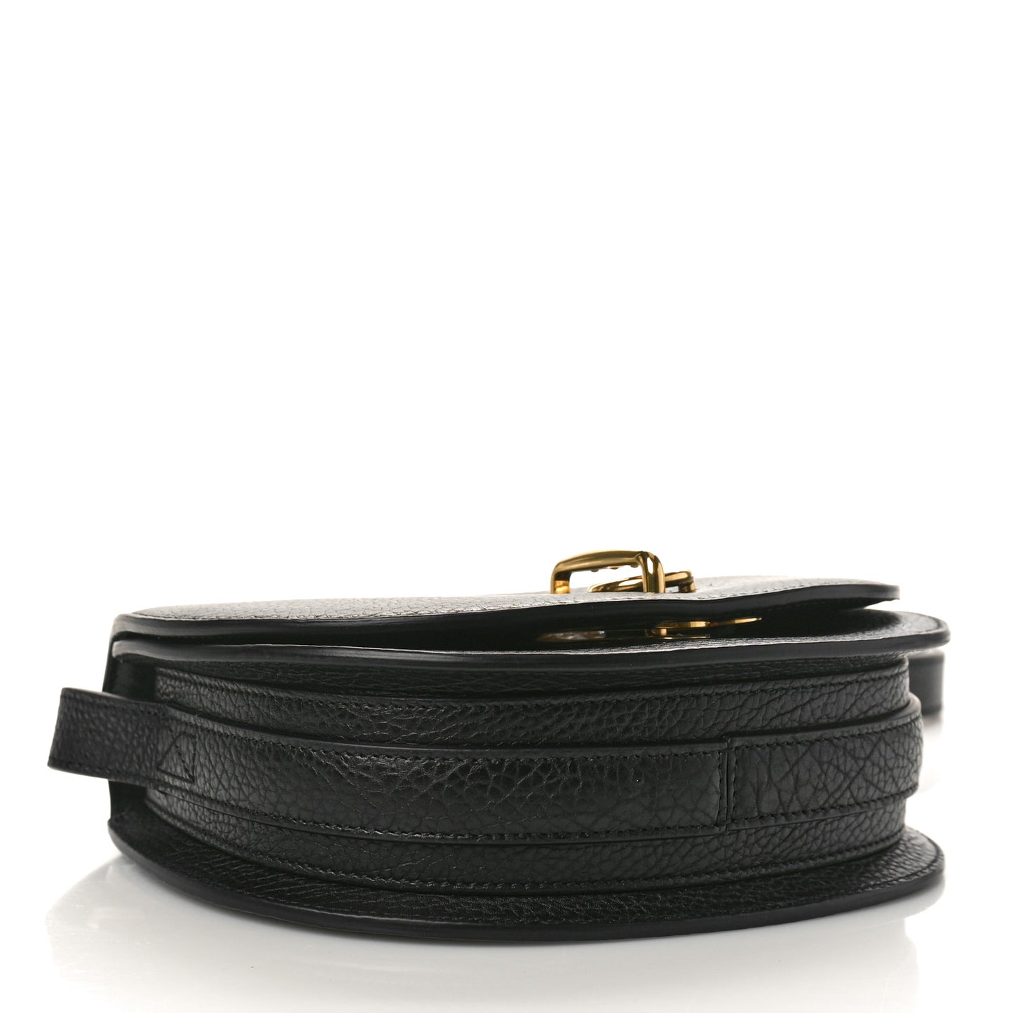 Calfskin Mini Rocking Horse Crossbody Black