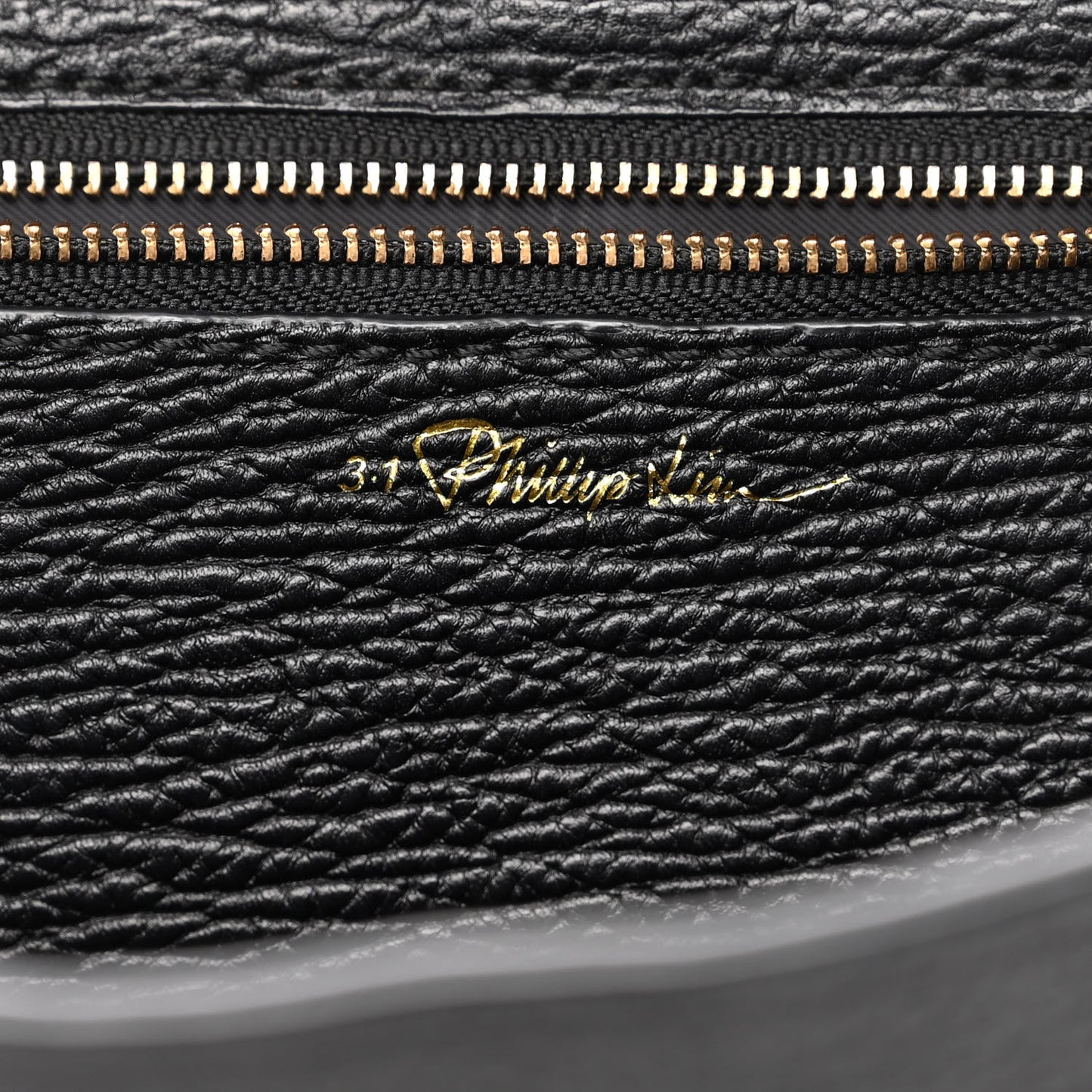 Textured Calfskin Medium Pashli Satchel Black