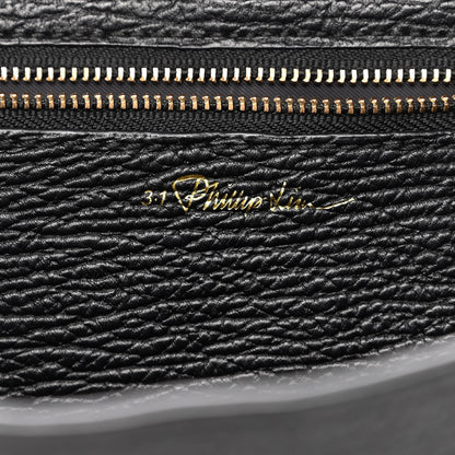 3.1 Phillip Lim Textured Calfskin Medium Pashli Satchel Black 6 of 11