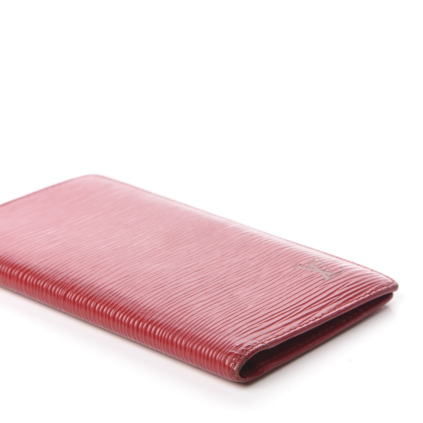 Epi Checkbook Organizer Wallet Castillan Red