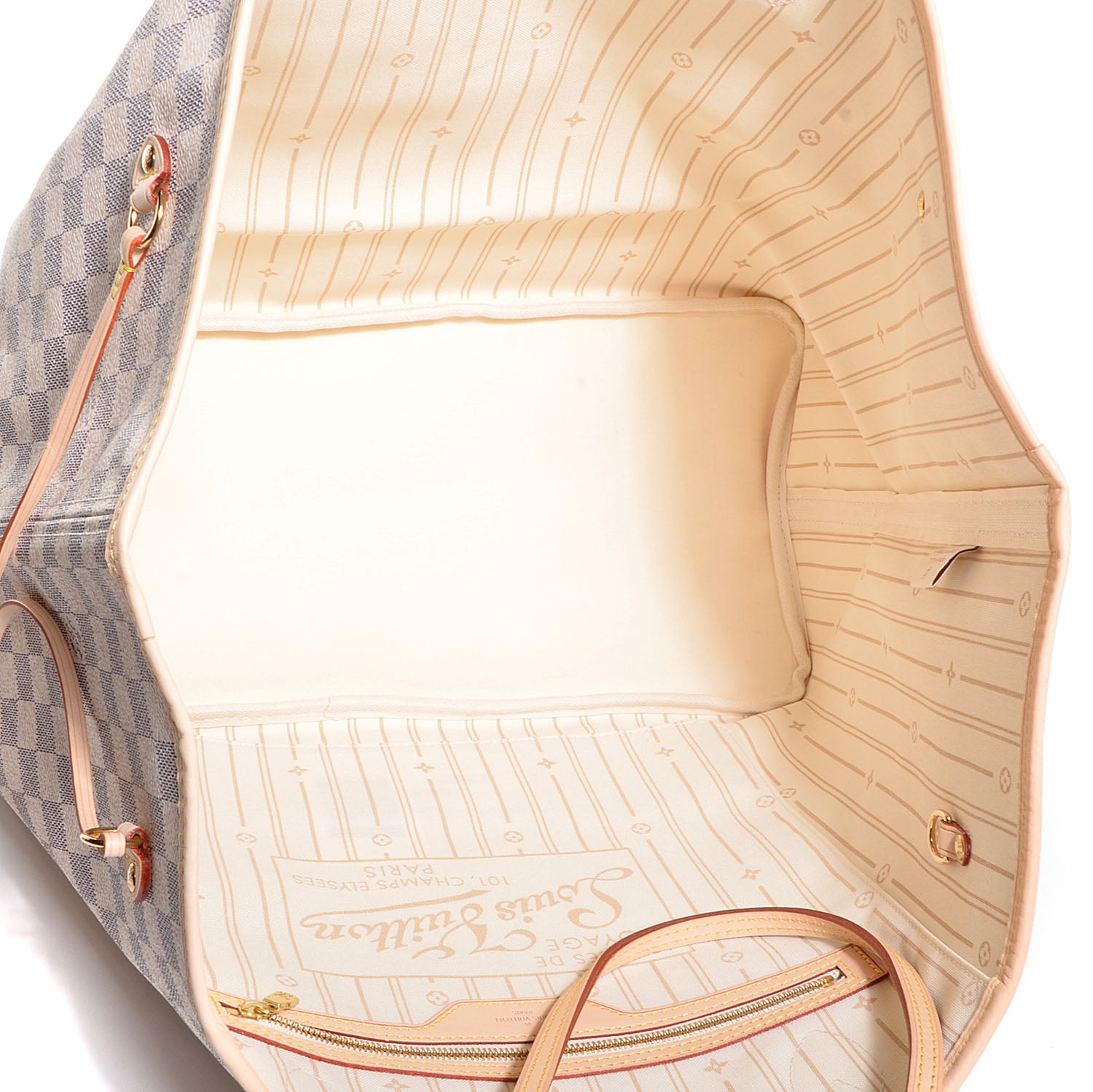 Louis Vuitton Damier Azur Neverfull GM 5 of 8