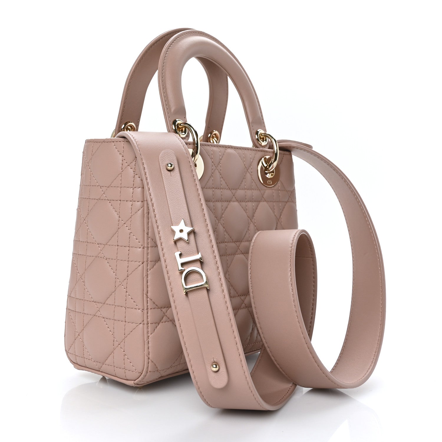 Christian Dior Lambskin Cannage Small My ABC Dior Lady Dior Blush 3 of 9