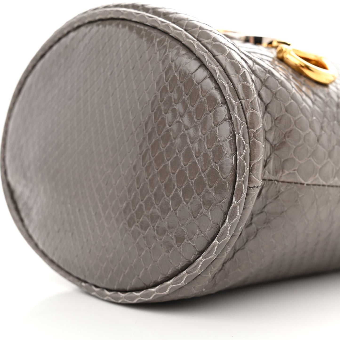 Snakeskin Mini Zumi Bucket Bag