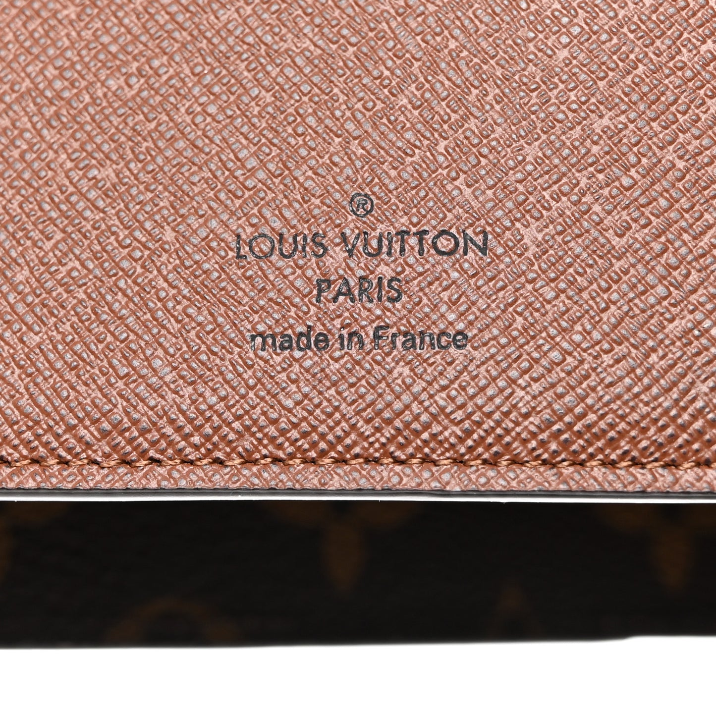 Monogram Desk Agenda Cover