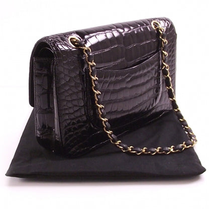 Chanel Alligator Classic Flap Black 3 of 11