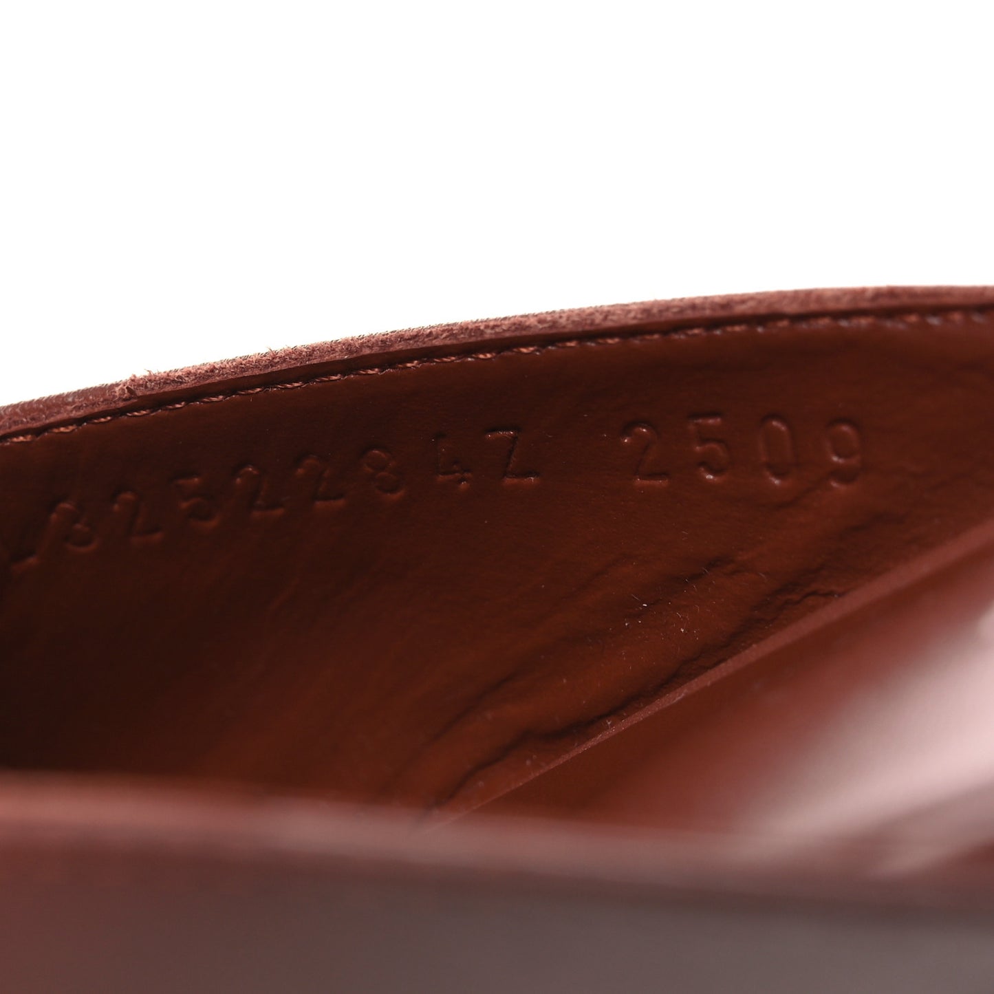 Lizard Calfskin Oz Mules 37 Rouge Sepia