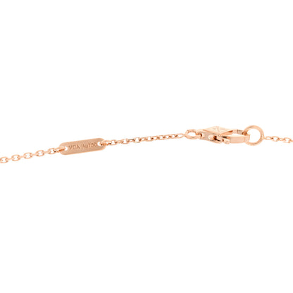 Van Cleef & Arpels 18K Rose Gold Sweet Alhambra Pendant Necklace 5 of 6