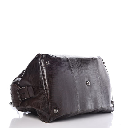 Bottega Veneta Lizard Weekender Ebano 4 of 13
