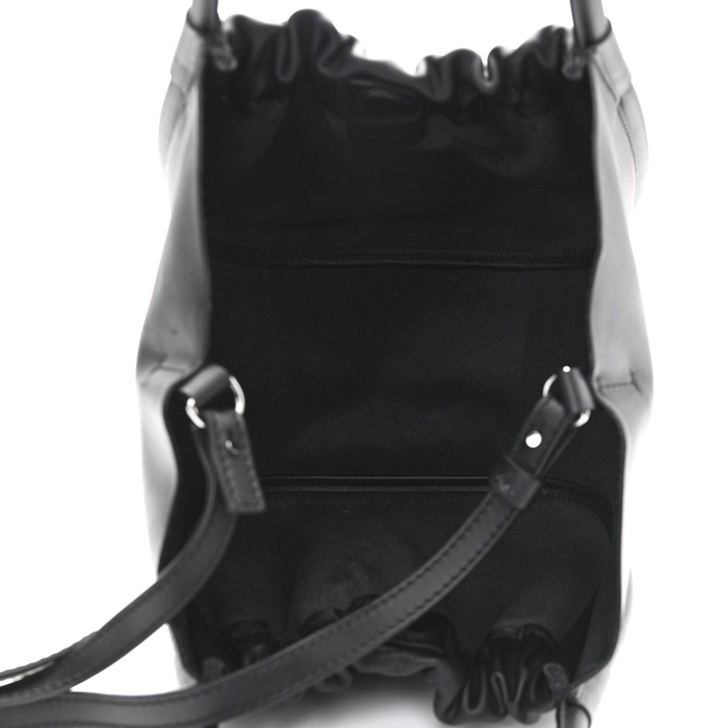 Proenza Schouler Calfskin Small Ruched Tote Black 5 of 12