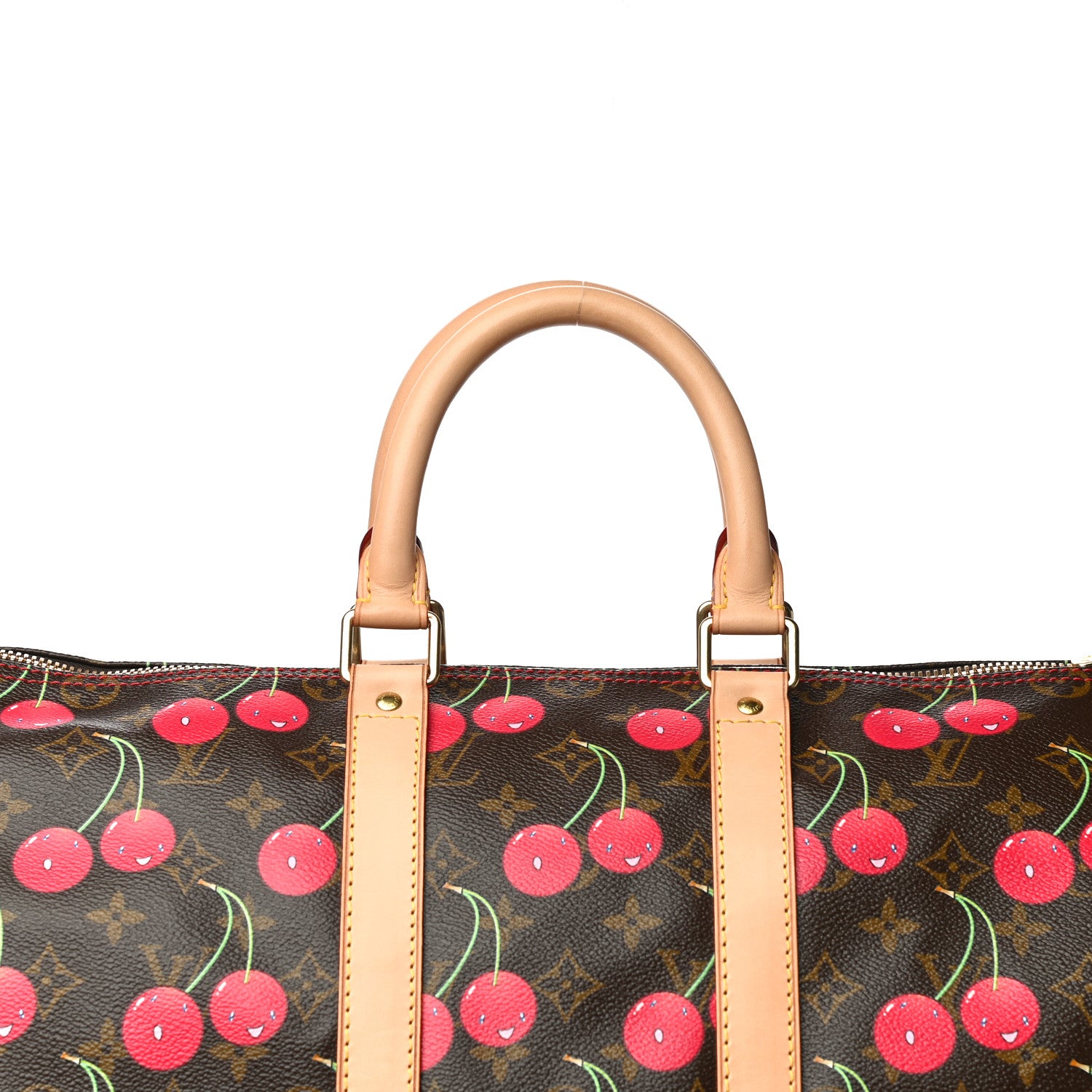 Louis Vuitton Monogram Cerises Keepall 45 8 of 10