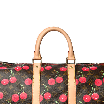Louis Vuitton Monogram Cerises Keepall 45 8 of 10