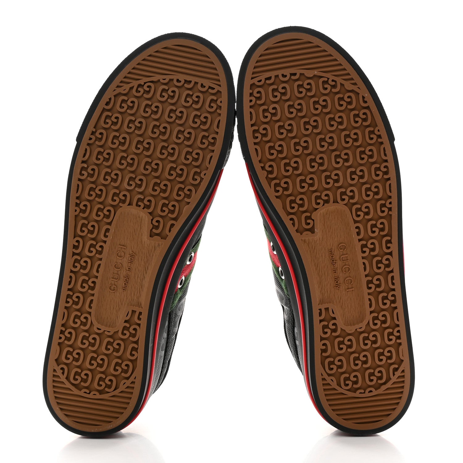 Gucci Econyl Nylon Web Monogram Off The Grid Womens 1977 Tennis Sneakers 39.5 Black 5 of 7