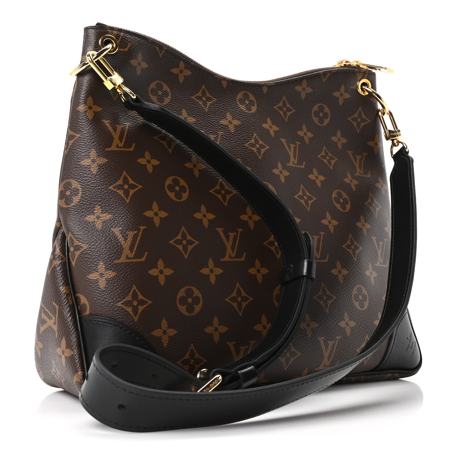 Louis Vuitton Monogram Odeon MM Black 2 of 9