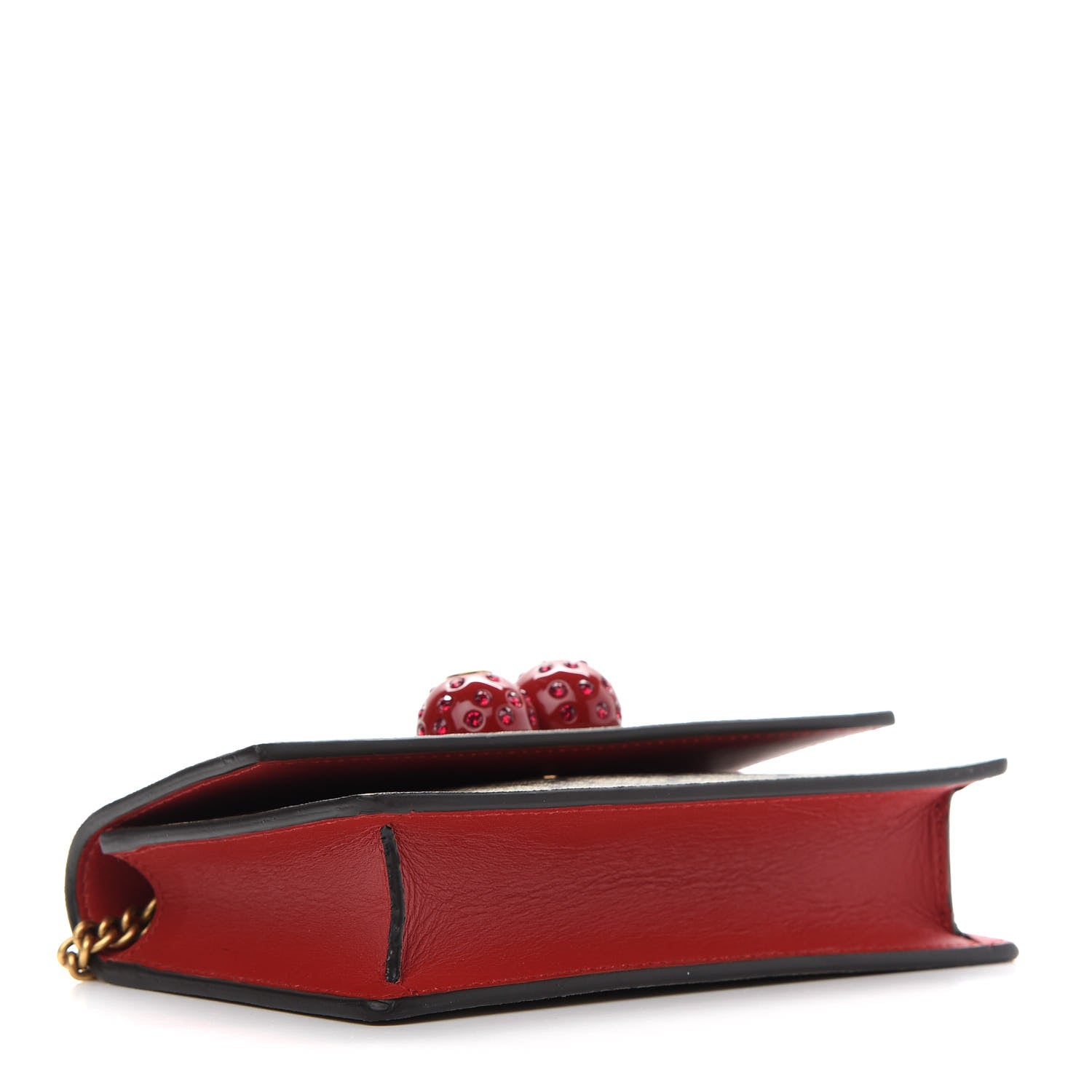 Gucci GG Supreme Monogram Mini Cherry Chain Bag 3 of 7