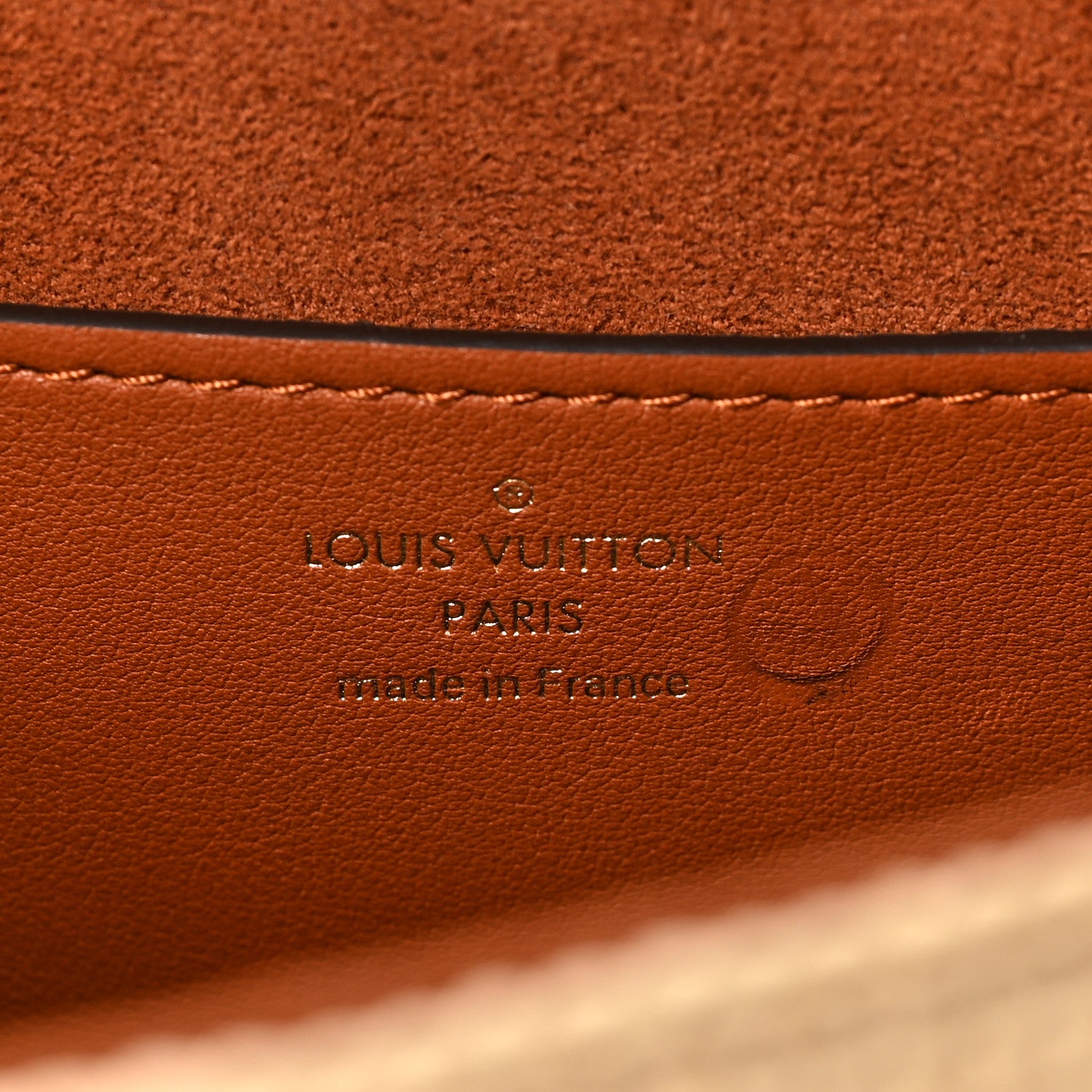 Louis Vuitton Calfskin Raffia Twist Shoulder Bag MM Caramel 6 of 8