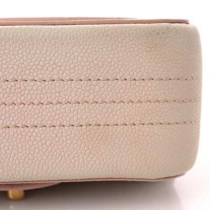 Chanel Grained Calfskin Mini Square Classic Pure Flap Nude 12 of 29
