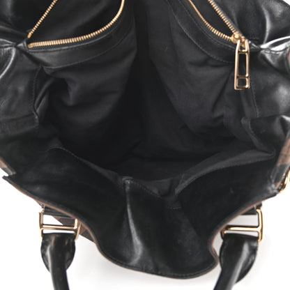 Burberry Smoked Check Chain Strap Hobo BLACK 7 of 14