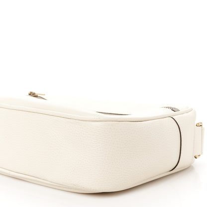 Gucci Pebbled Calfskin Logo Messenger Bag White 11 of 11