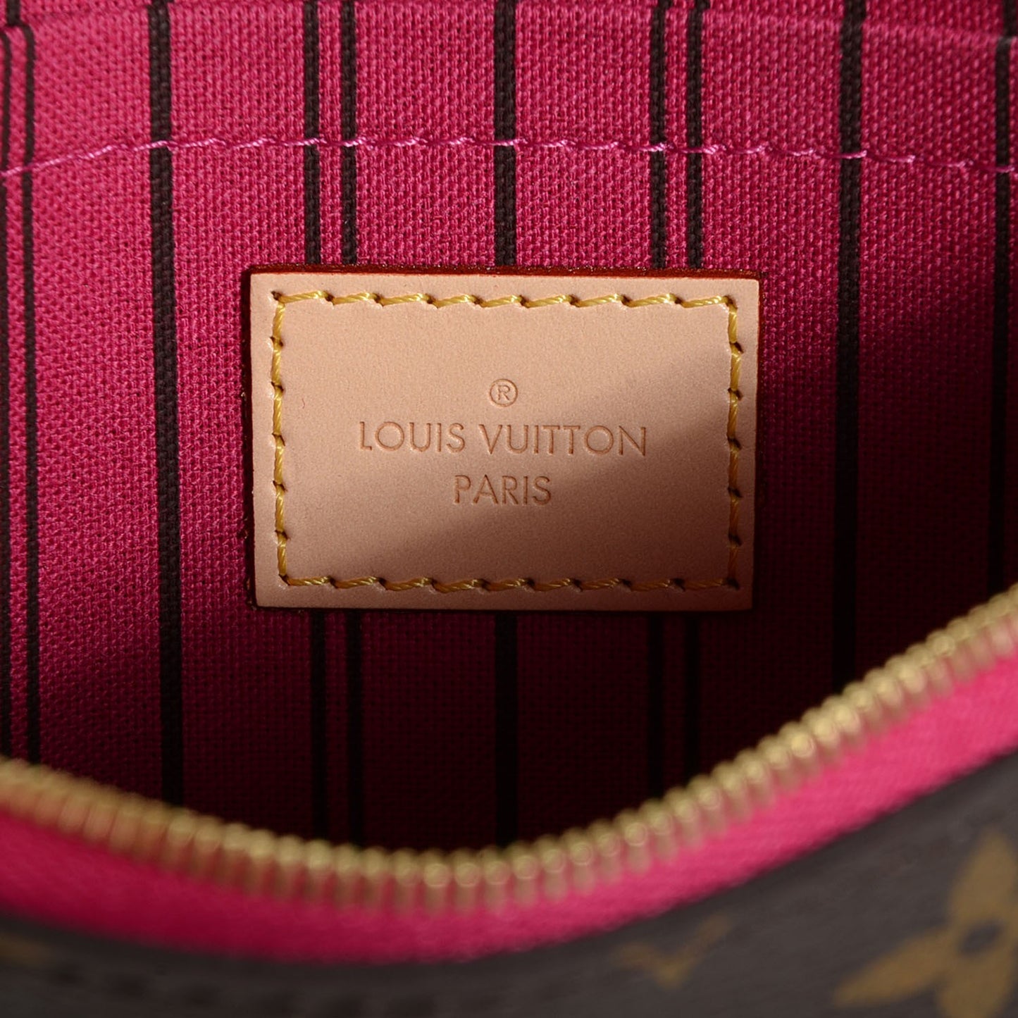 Monogram Neverfull MM GM Pochette Pivoine