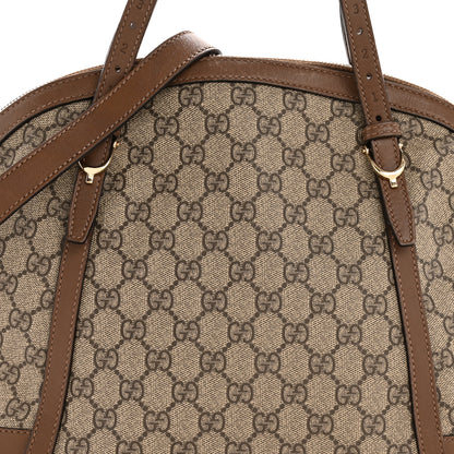 Gucci GG Supreme Monogram Medium Nice Top Handle Dome Bag Brown 8 of 13
