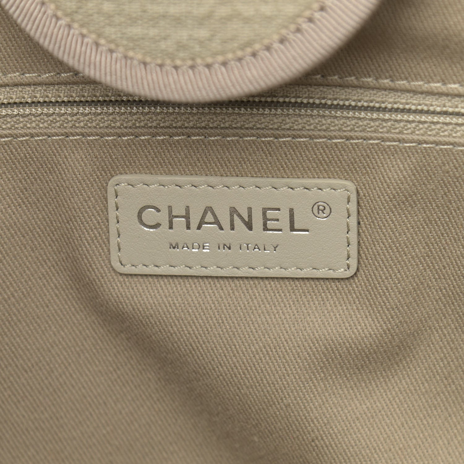 Chanel Mixed Fibers Medium Deauville Tote Grey 7 of 13