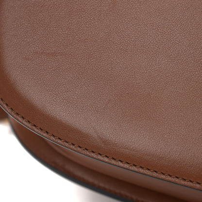Valentino Garavani Smooth Calfskin Supervee Shoulder Bag Saddle Brown 9 of 11