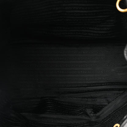 Prada Vitello Daino Tote Black 5 of 9