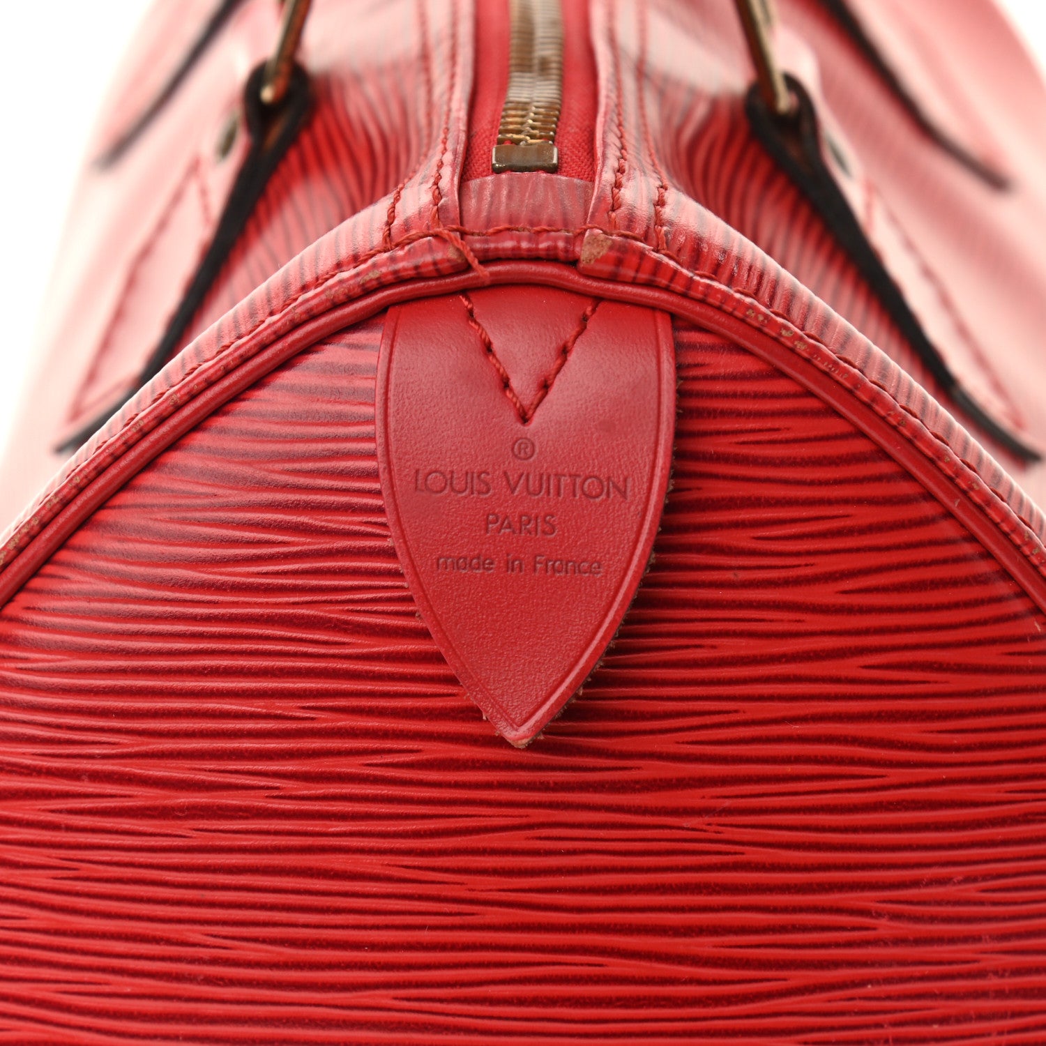Louis Vuitton Epi Speedy 25 Castillan Red 6 of 13