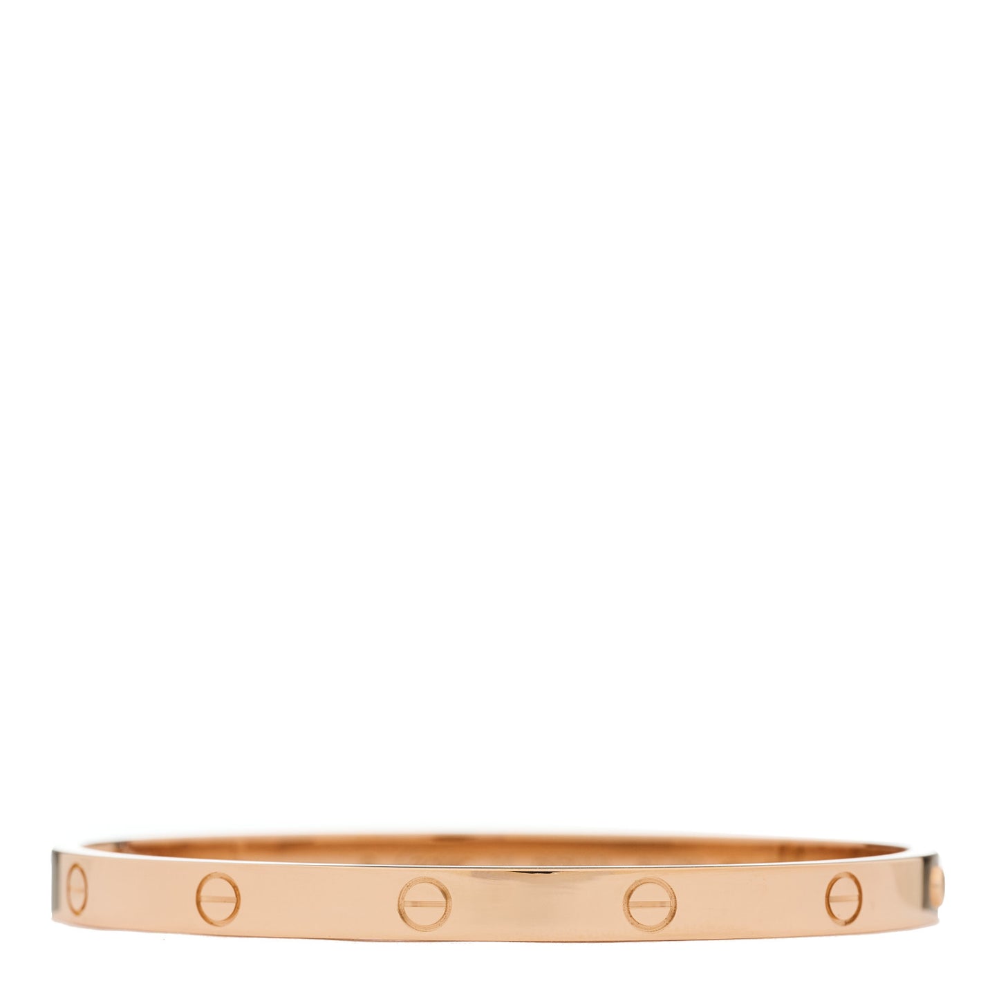 18K Pink Gold Medium LOVE Bracelet 17
