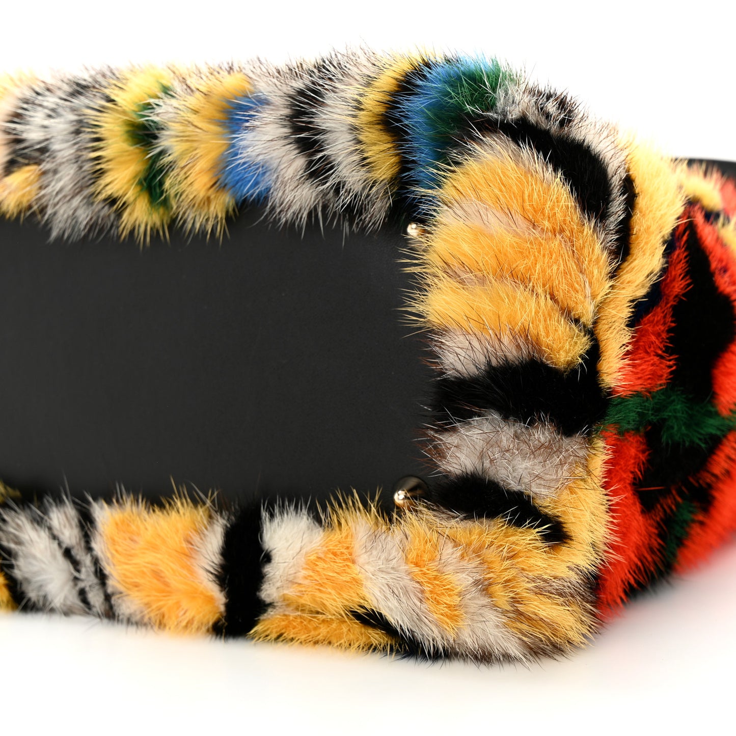 X NAMSA LEUBA Mink Fur Medium Lady Dior Art Multicolor