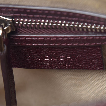 Givenchy Metallic Sugar Goatskin Mini Antigona Oxblood 6 of 14