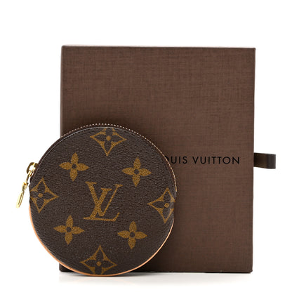 Louis Vuitton Monogram Round Coin Purse 7 of 7