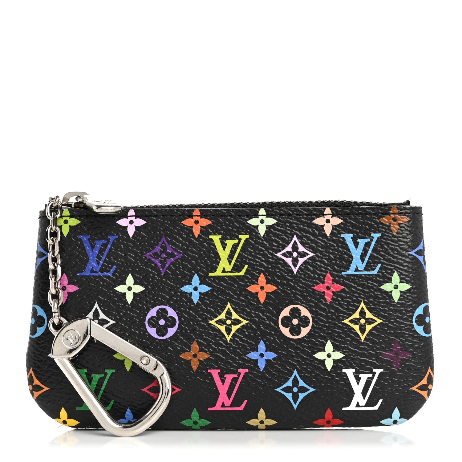 Louis Vuitton LV X TM Monogram Multicolor Key Pouch Black 1 of 7