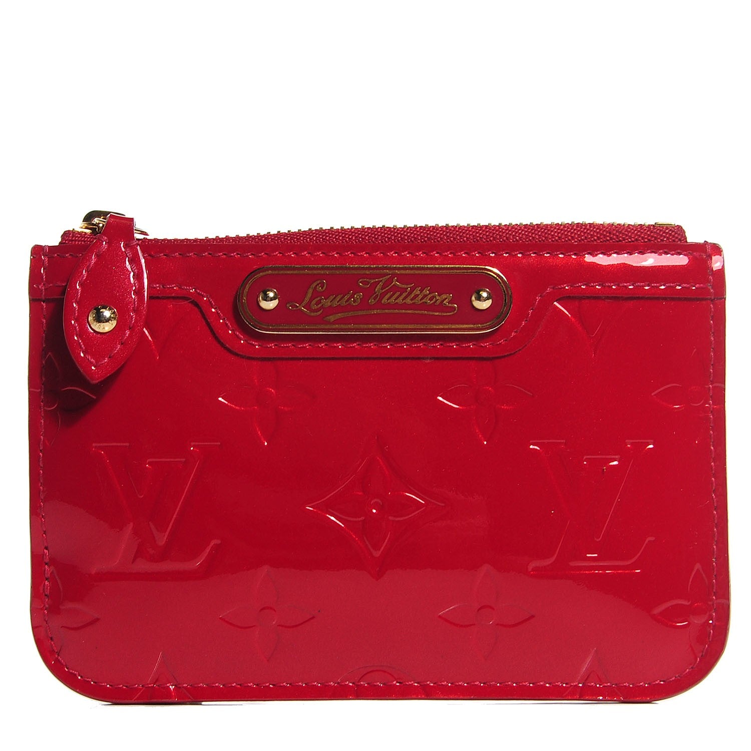 Louis Vuitton Vernis Key Pouch Pomme D'Amour 1 of 8