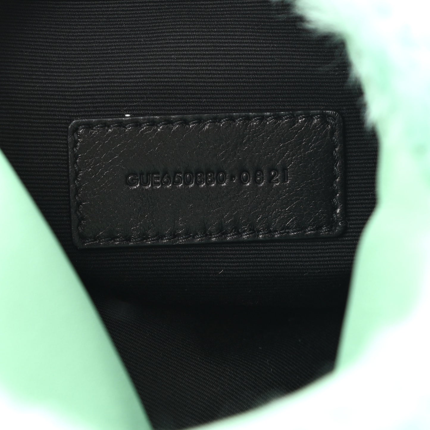 Shearling Quilted Monogram Loulou Puffer Pouch Clutch Iced Mint Iced Mint