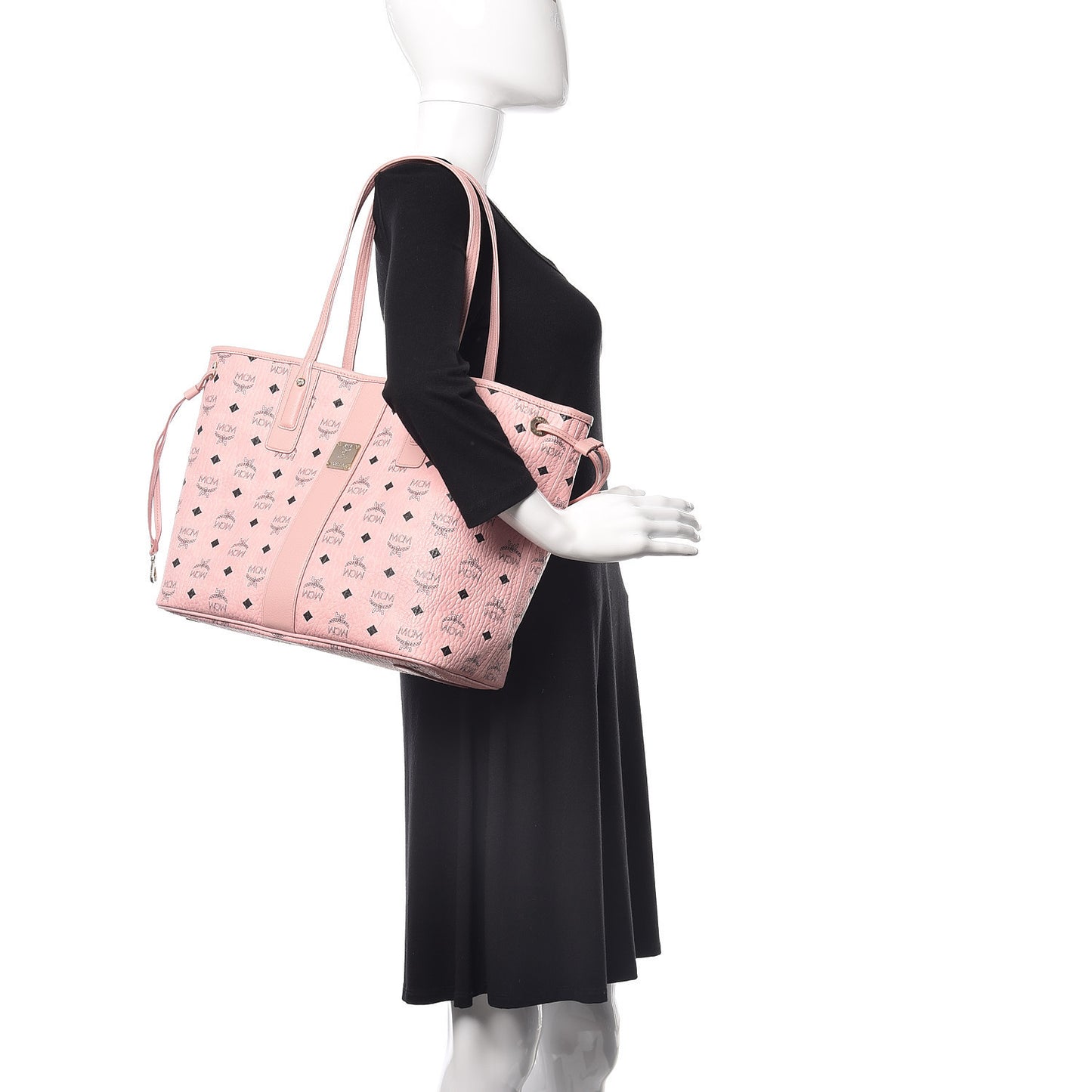 Visetos Medium Liz Reversible Shopper Tote Soft Pink