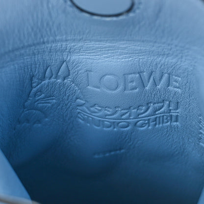 Loewe X MY NEIGHBOR TOTORO Calfskin Gate Pocket Blue Tan Multicolor 6 of 8