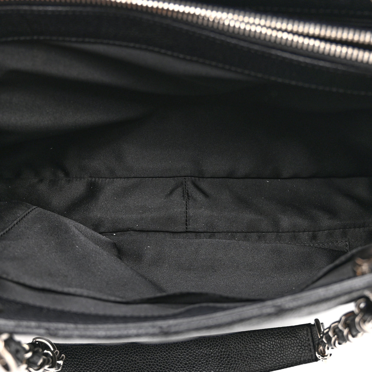 Caviar Quilted Grand Shopping Tote GST Black