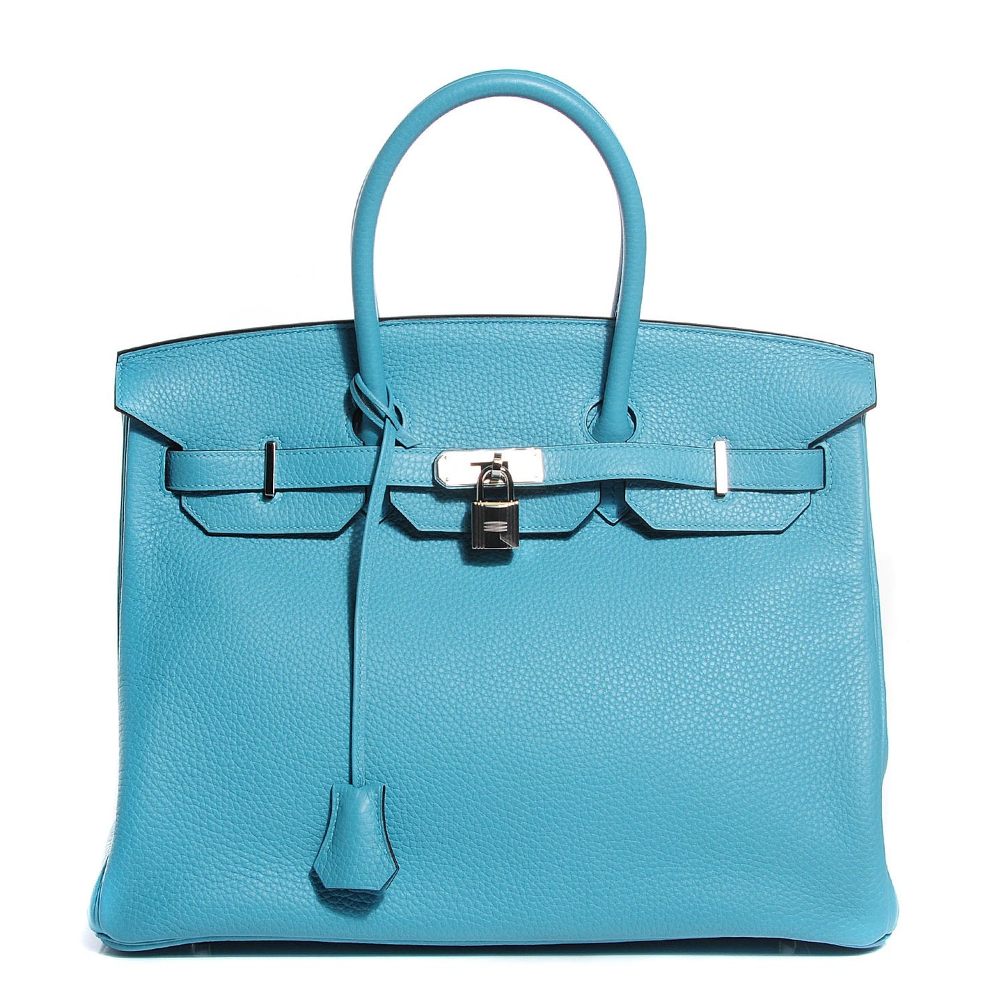 Togo Birkin 35 Bleu Saint Cyr