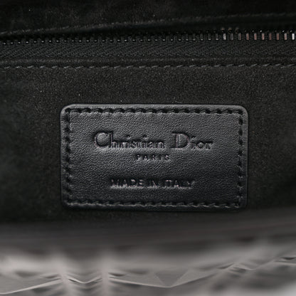 Christian Dior Calfskin Cannage Diamond Small My ABCDior Lady Dior Black 6 of 11