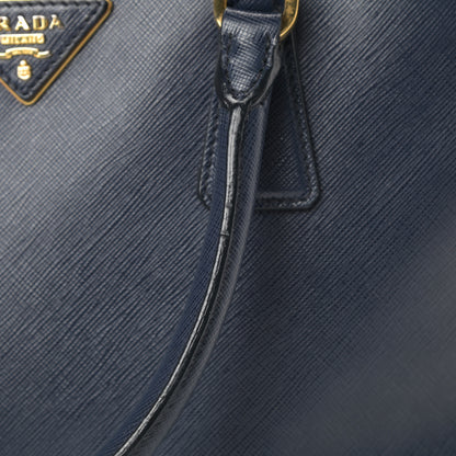 Prada Saffiano Small Galleria Double Zip Tote Bluette 18 of 22