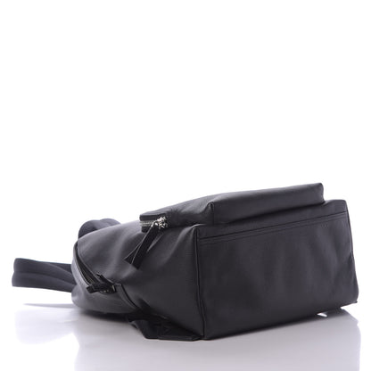 Burberry Pebbled Calfskin Abbeydale Simple Backpack Black 3 of 10