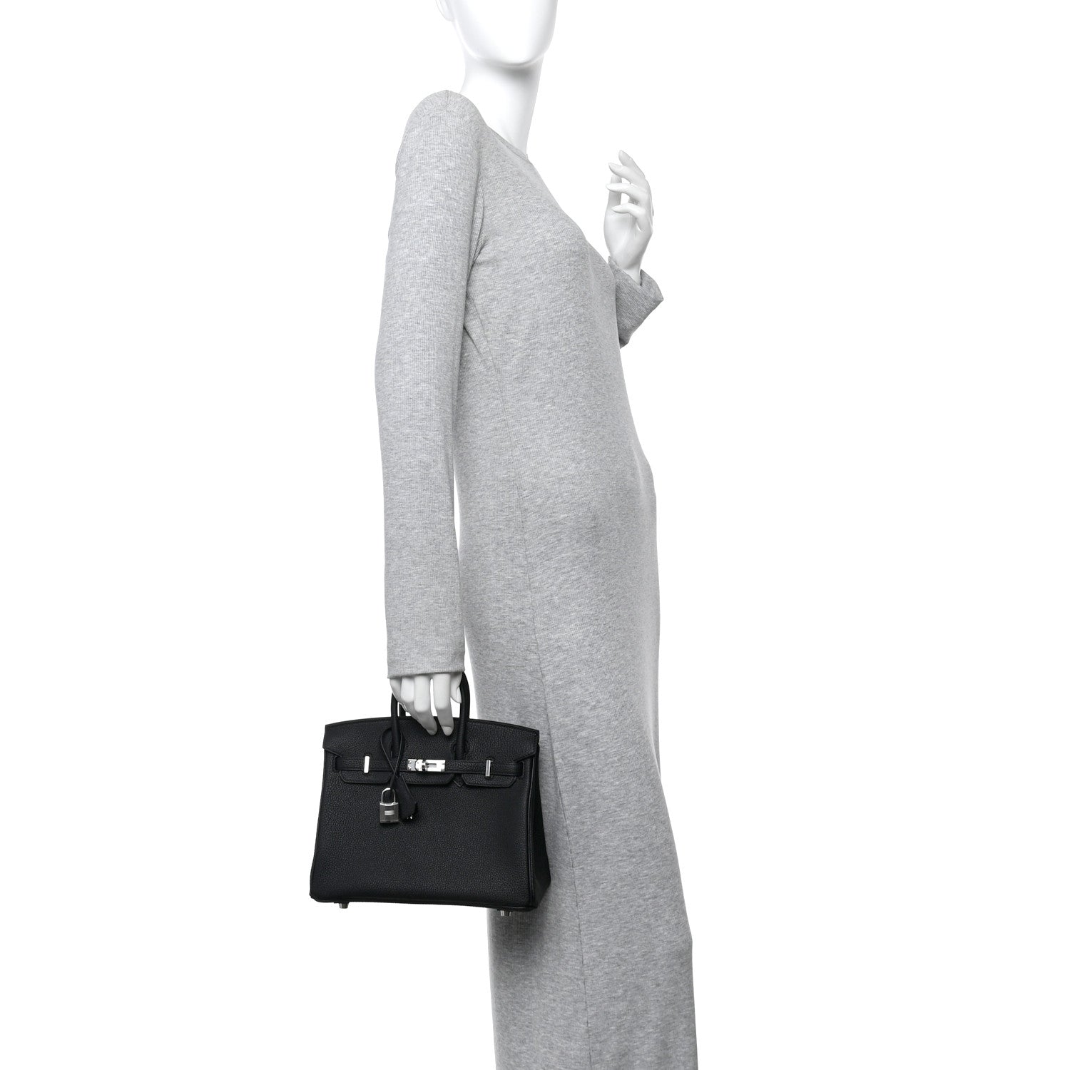 Hermes Togo Birkin 25 Black 3 of 11