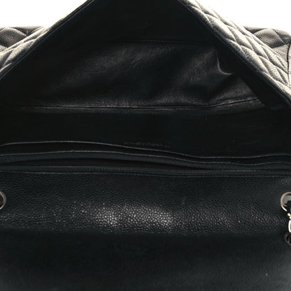Chanel Caviar Quilted Maxi Single Flap Black 5 of 19