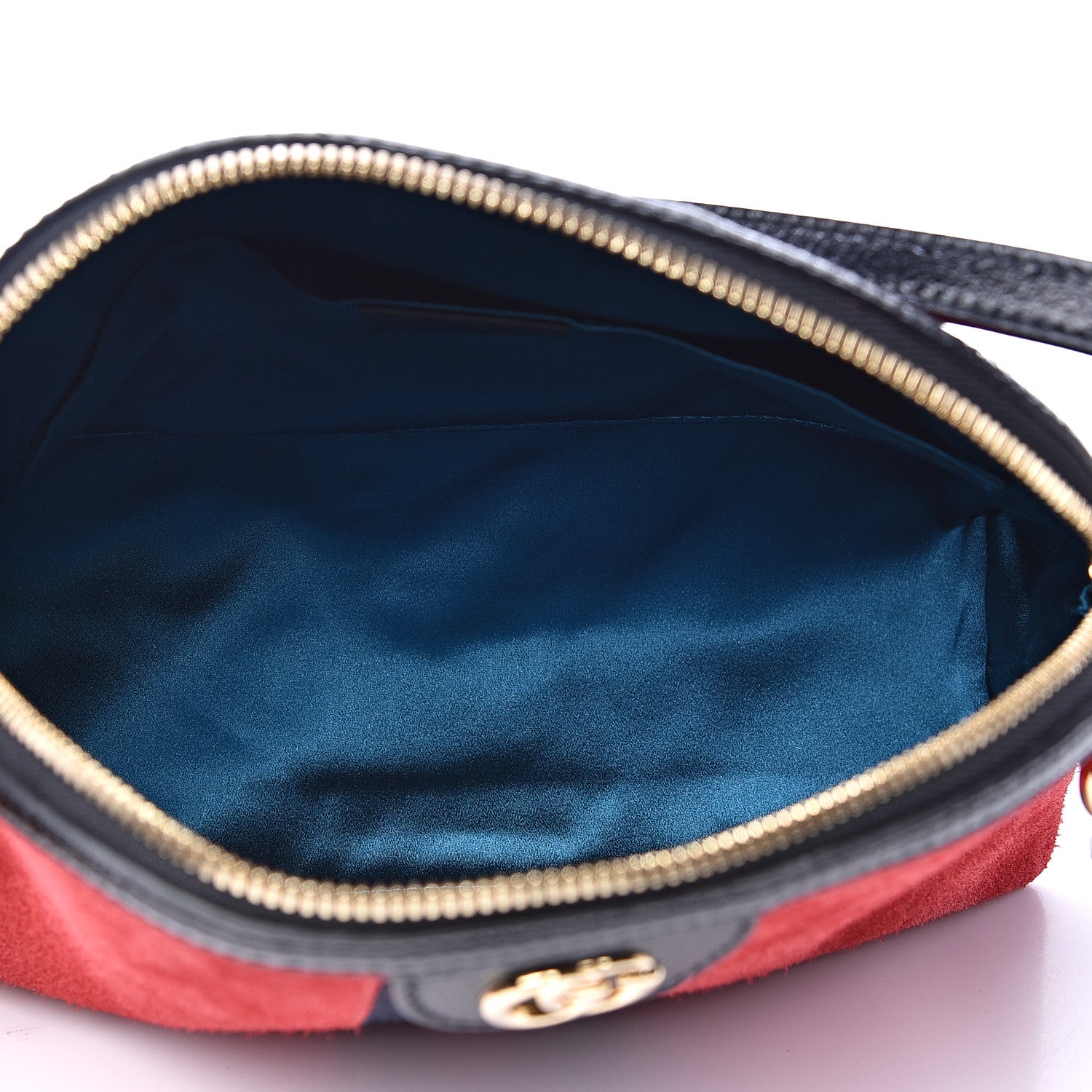 Gucci Suede Patent Web GG Small Ophidia Dome Shoulder Bag Hibiscus Red 4 of 10