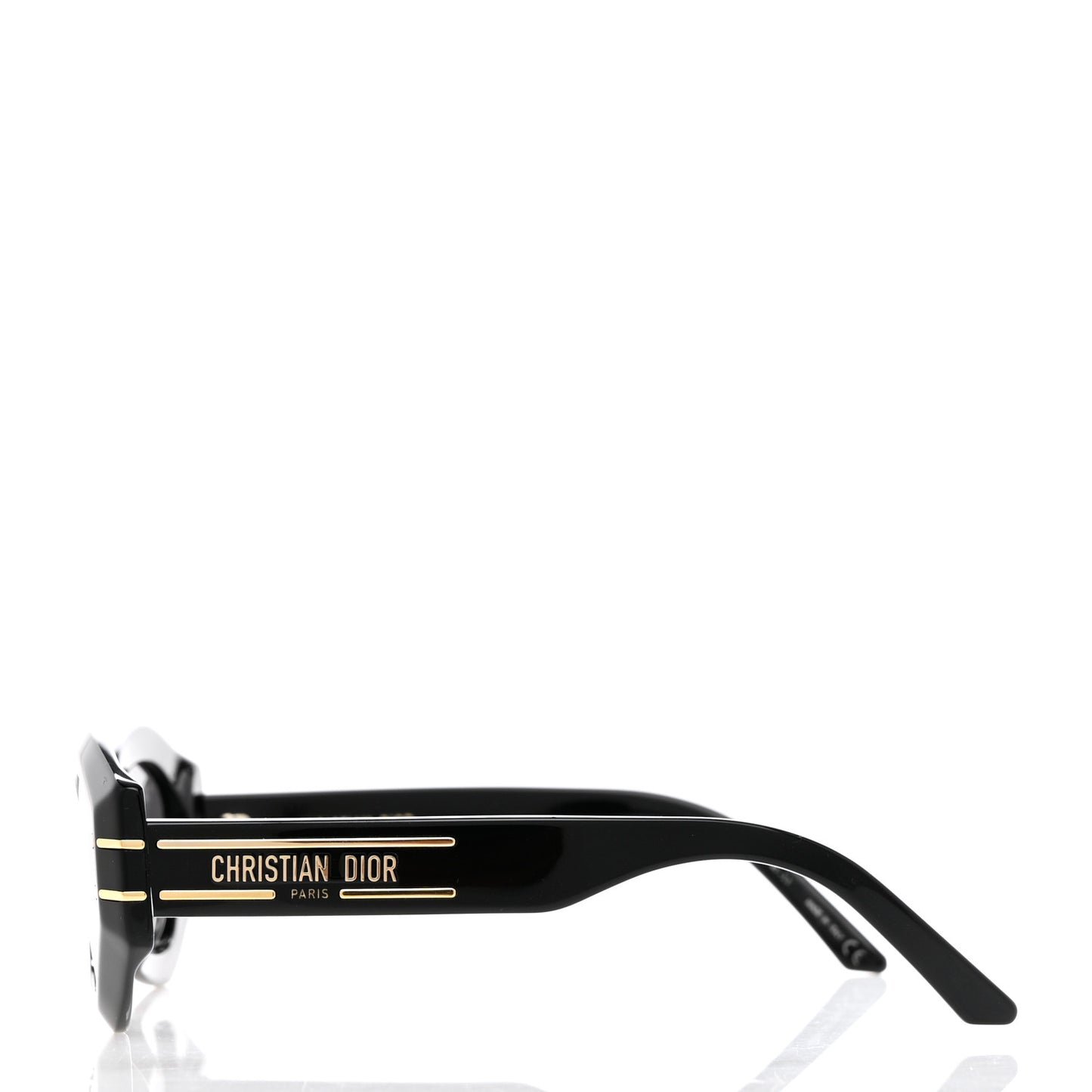 Acetate DiorSignature B1U Butterfly Sunglasses Black